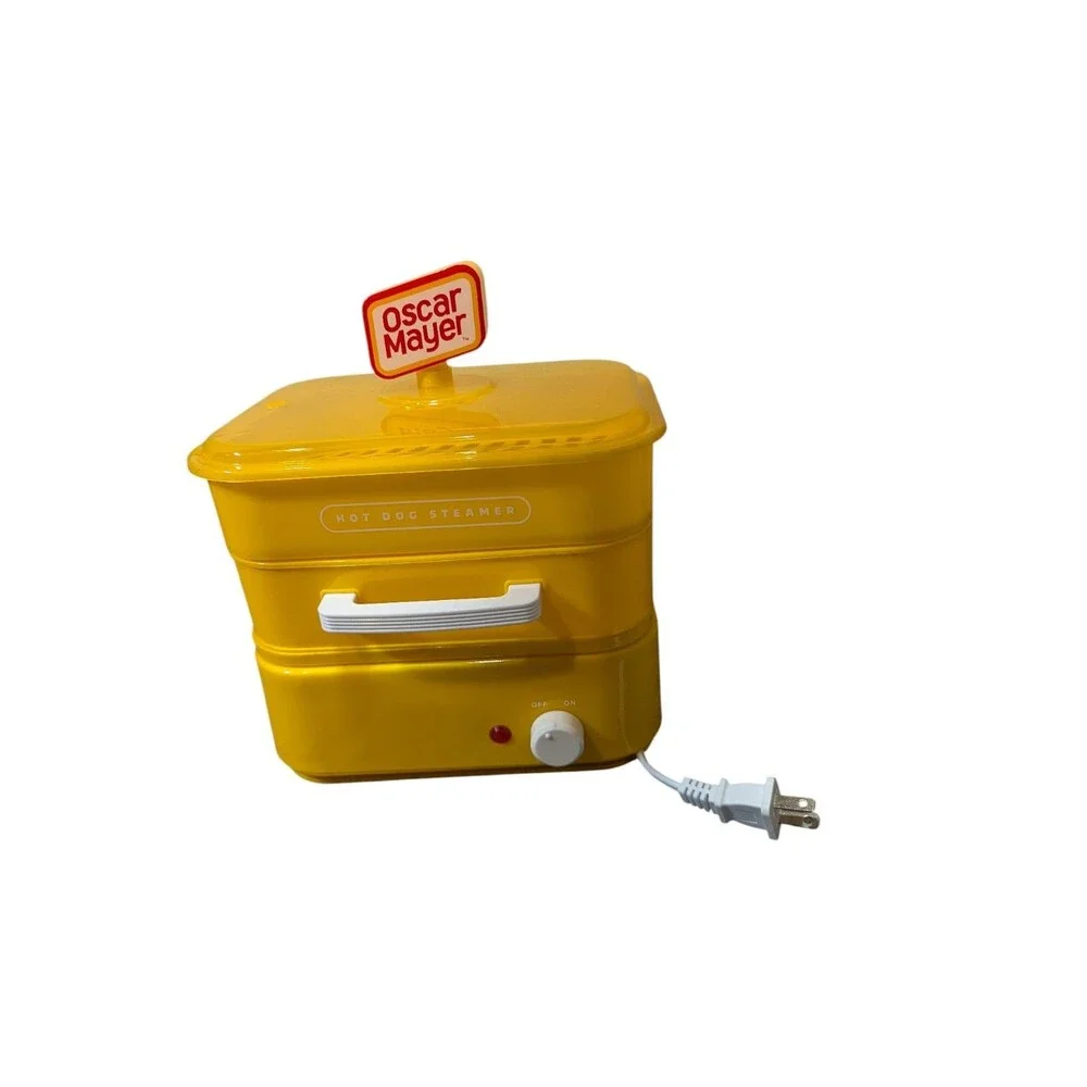 Nostalgia Oscar Mayer Diner-Style Hot Dog Steamer& Bun Warmer, 8 Hot Dogs